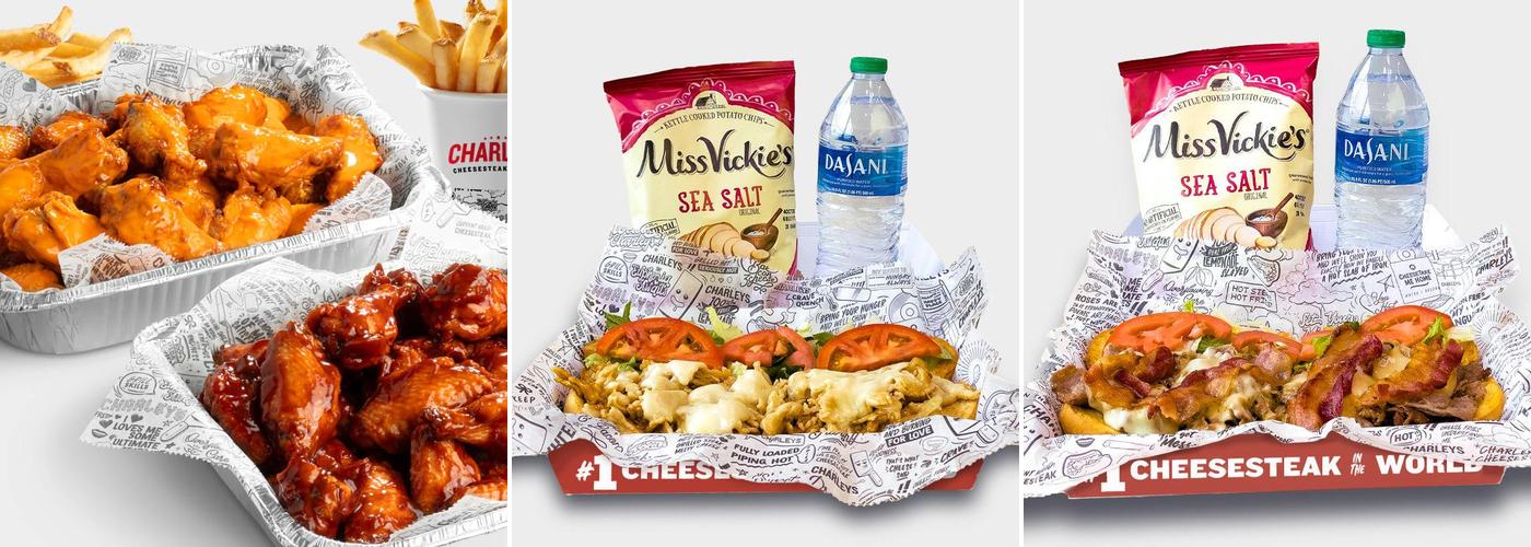 Charleys Cheesesteaks and Wings Menu