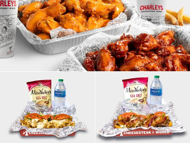 Charleys Cheesesteaks and Wings Menu