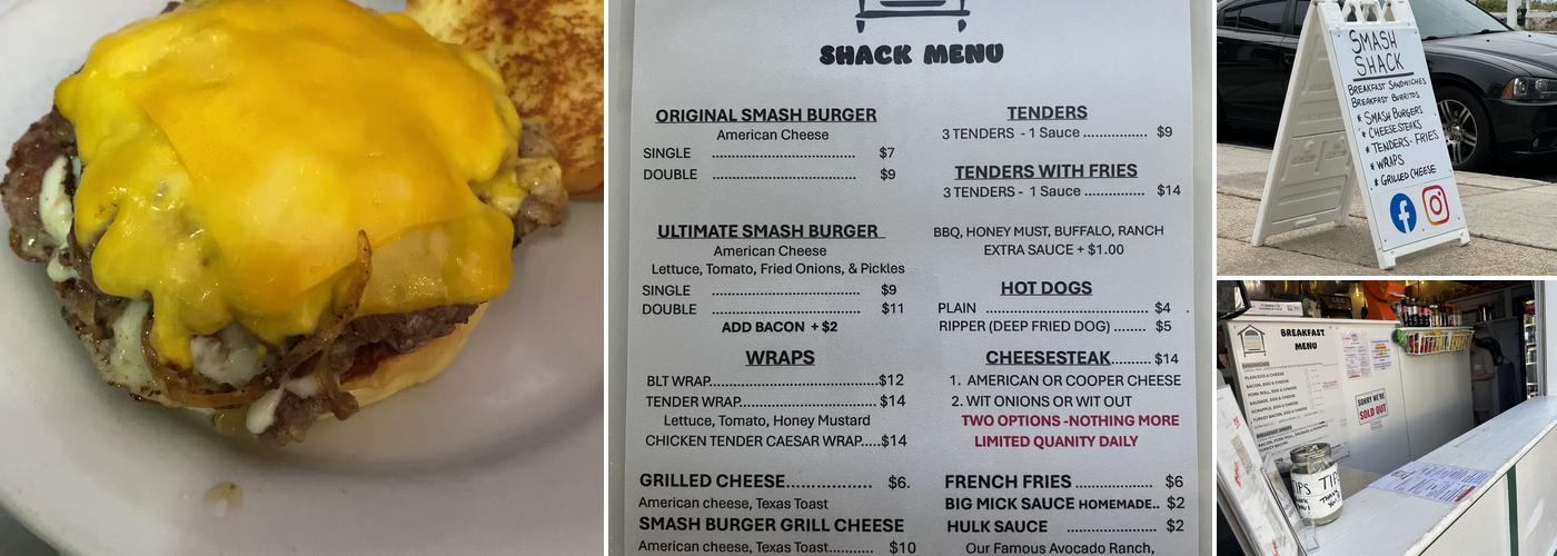 Smash Shack Menu
