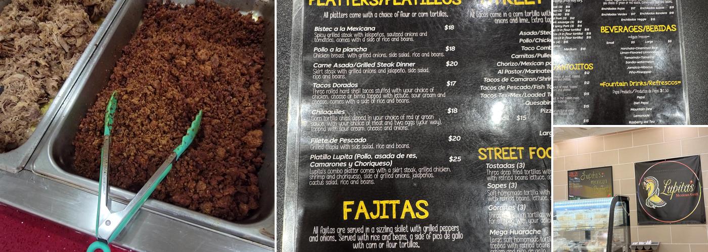 Lupitas Mexican Grill Menu
