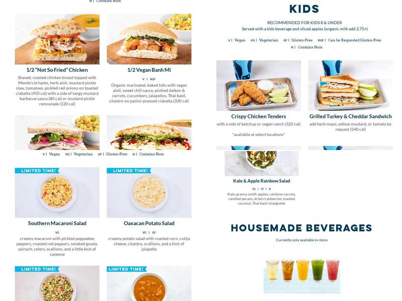 Mendocino Farms Menu