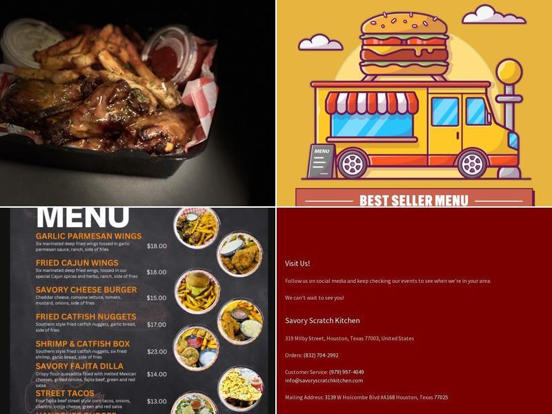 Savory Scratch Kitchen Menu