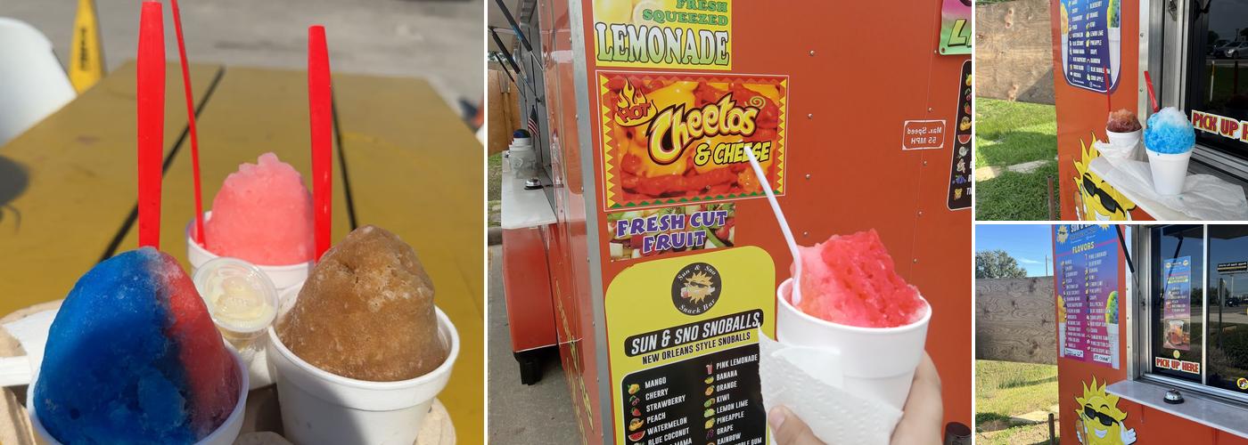 Sun & Sno Snacks and more Menu