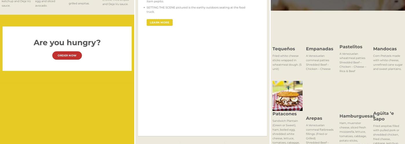 Dejavu Raild Road Square Menu