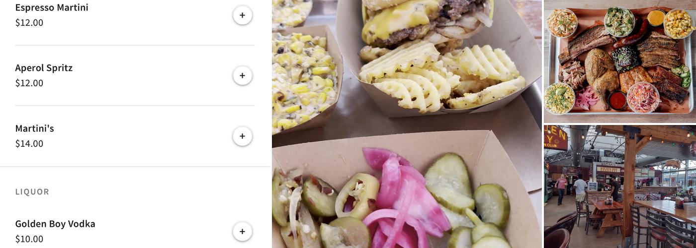 Golden Boy Barbecue Menu