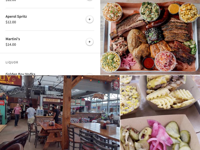 Golden Boy Barbecue Menu