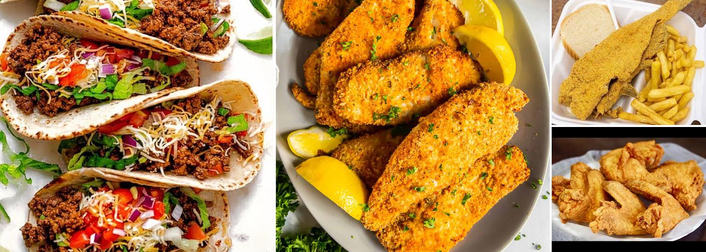 Shark's Fish and More Menu