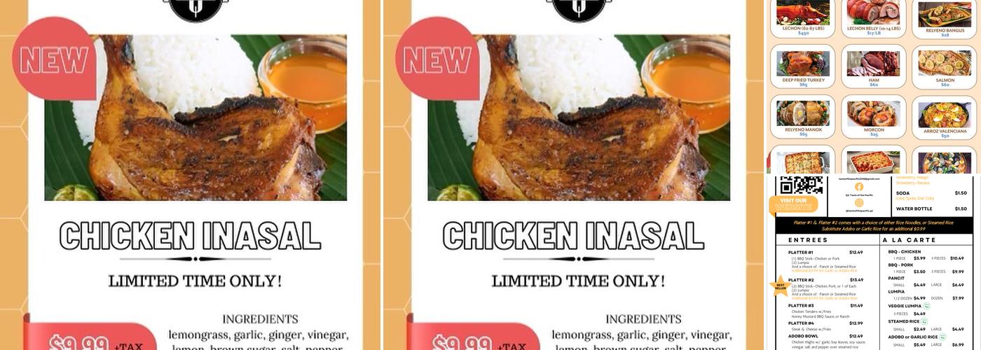 Q² Taste of The Pacific Menu