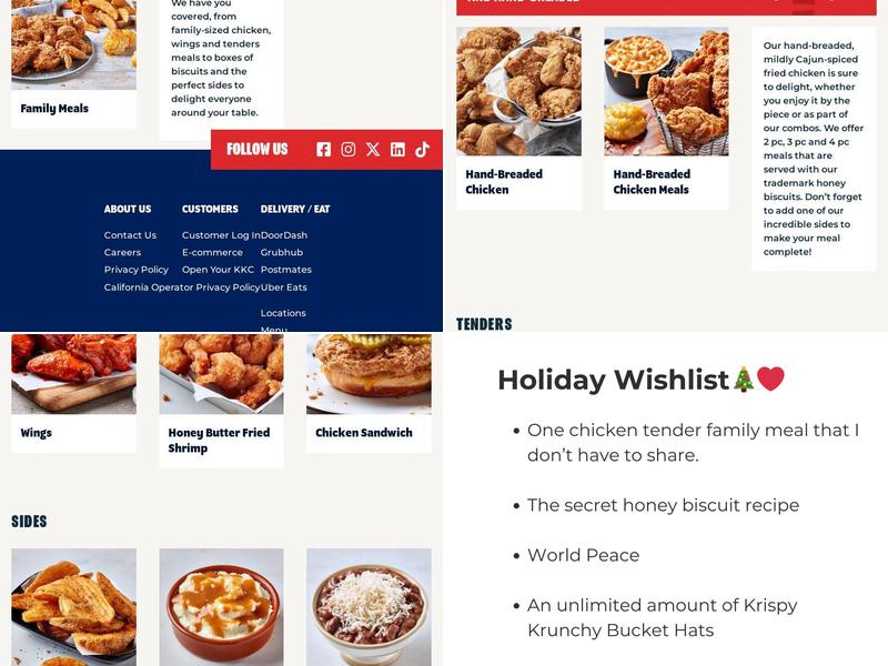 Krispy Krunchy Chicken Menu