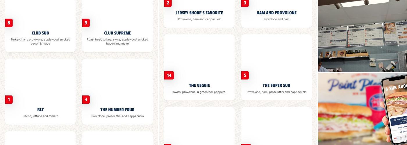 Jersey Mike's Subs Menu