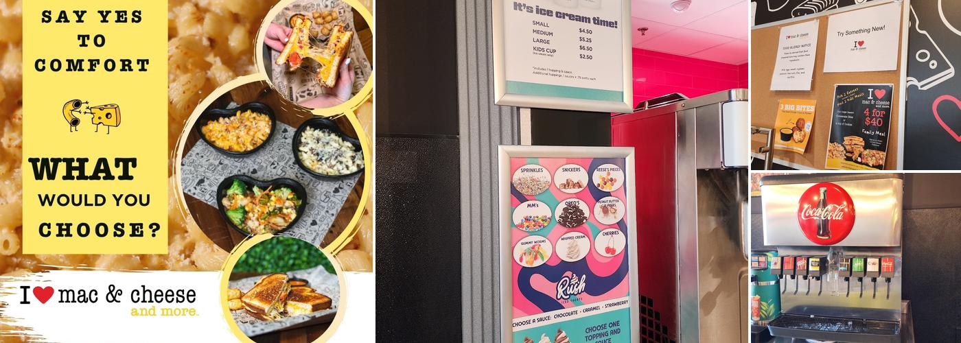 I Heart Mac and Cheese Menu