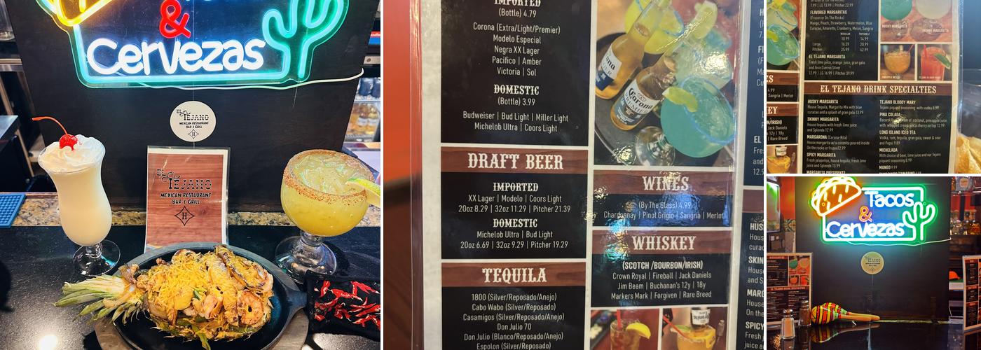 El Tejano Menu