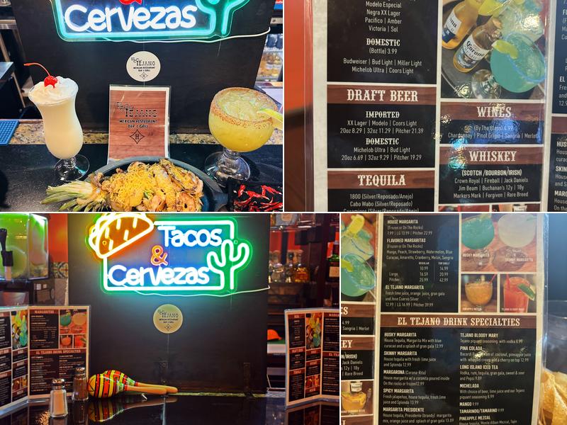 El Tejano Menu
