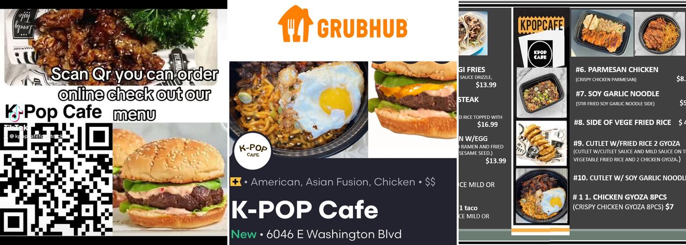 Kpopcafe Menu