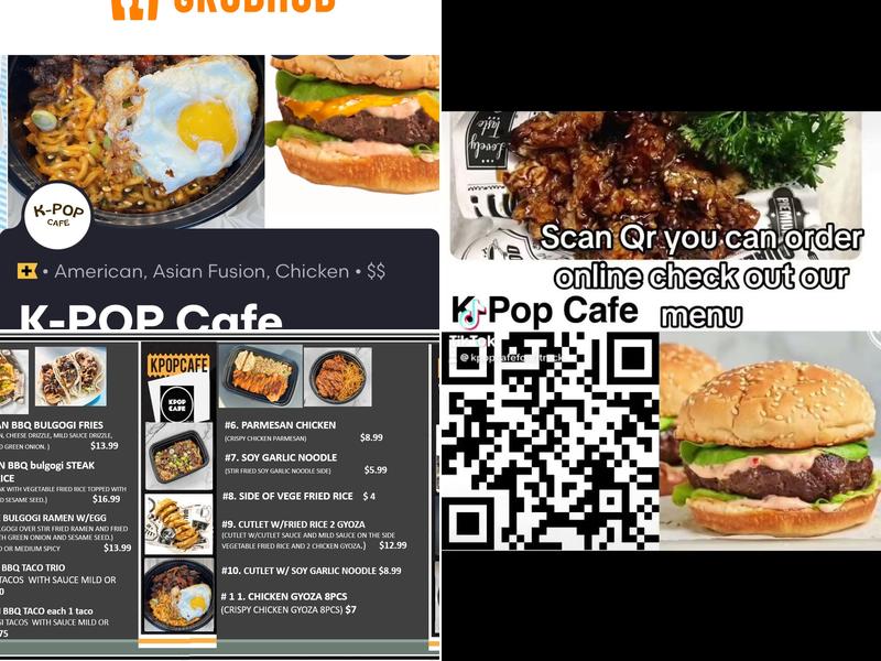 Kpopcafe Menu