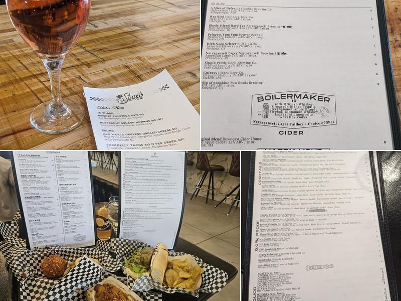 Cruise Control Kitchen and Cellar Menu