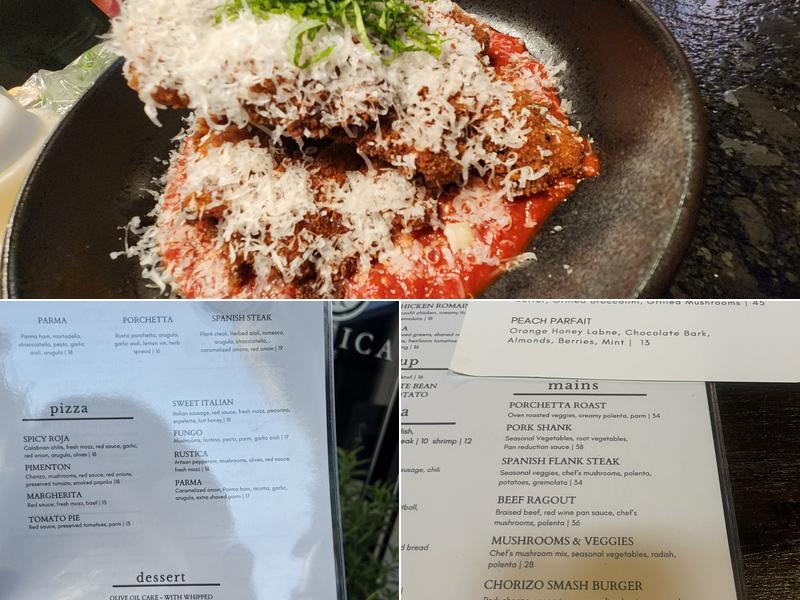 Rustica Menu