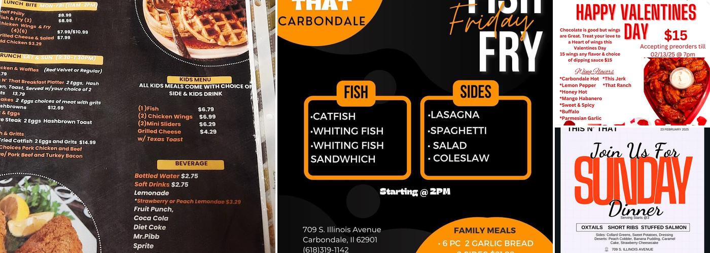 THIS ‘N’ THAT Menu