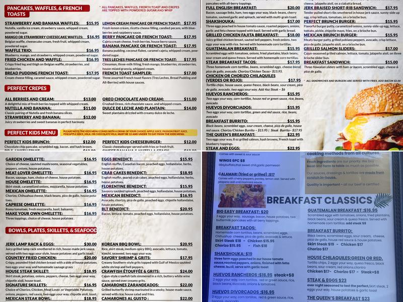 Perfect Brunch Bros Menu