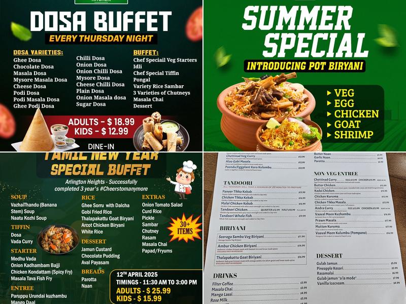 Madurai Kitchen Menu