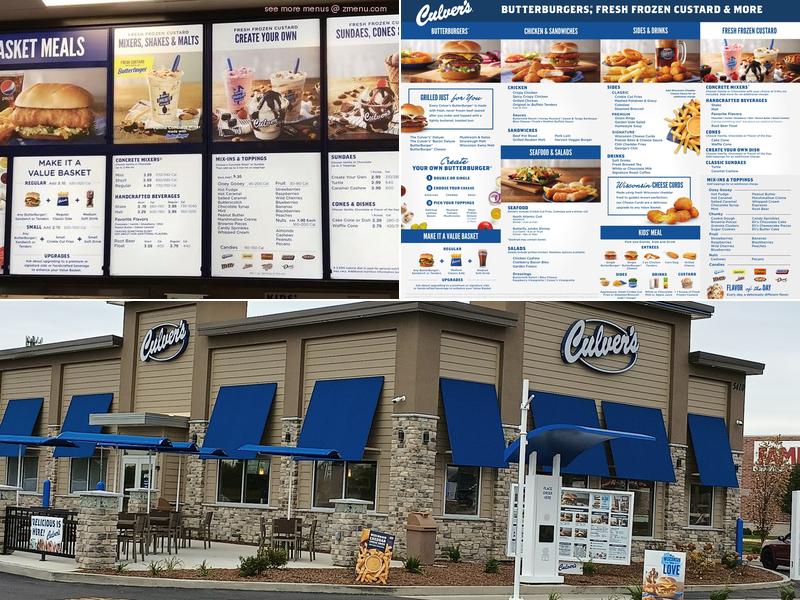 Culver’s Menu