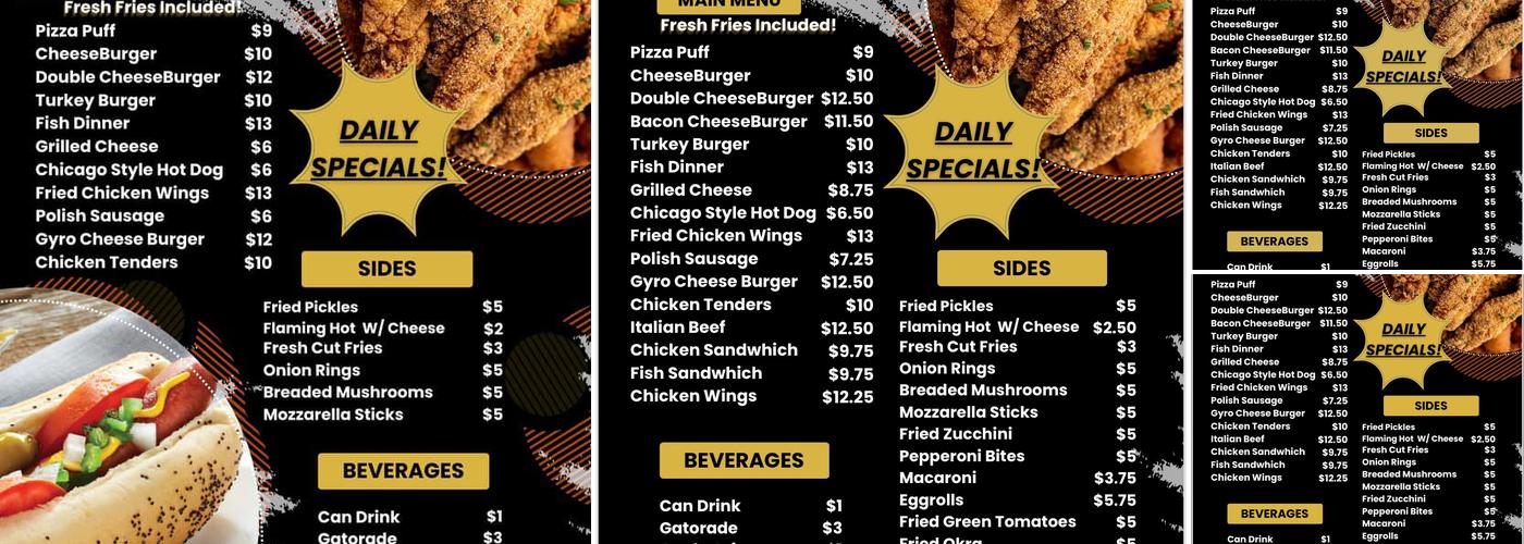 Golden Touch Menu
