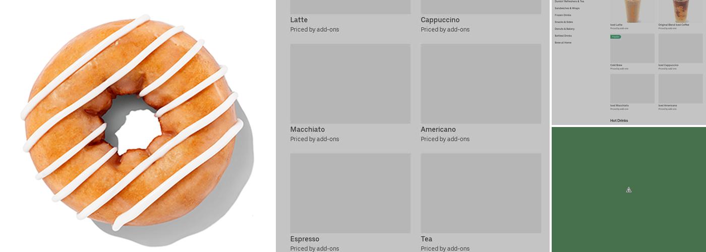 Dunkin' Menu
