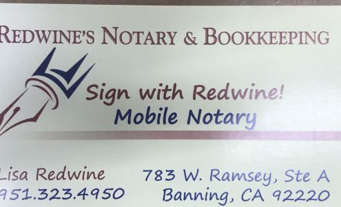 Redwine’s Notary & Bookkeeping