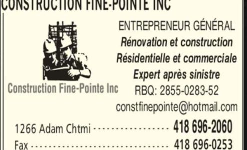 Construction Fine-Pointe Inc