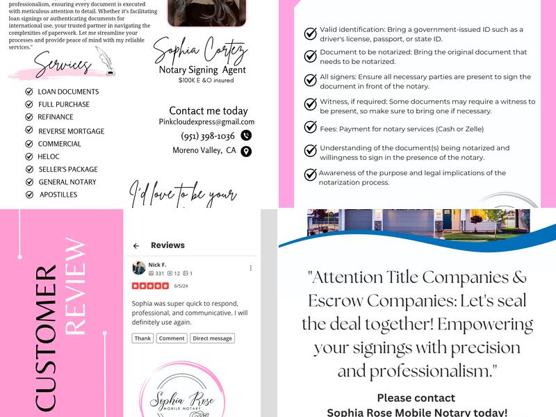 Sophia Rose Mobile Notary