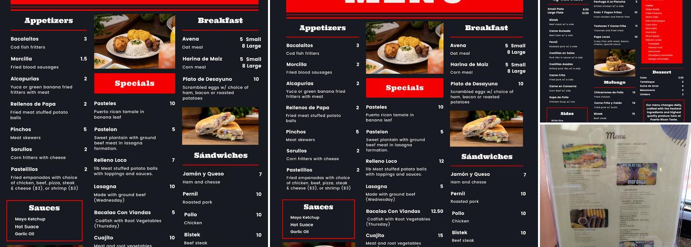 Puerto Rican Taste Menu