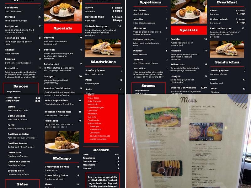 Puerto Rican Taste Menu