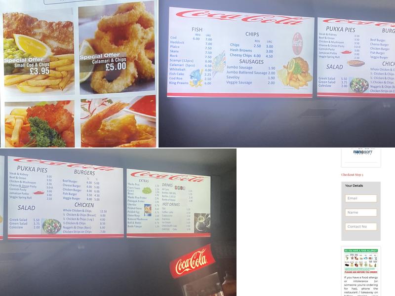 Sea Fresh Twickenham Menu