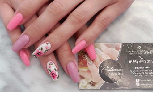 Platinum Nail & Spa 350 84th St SW Suite 1130, Byron Center Michigan 49315