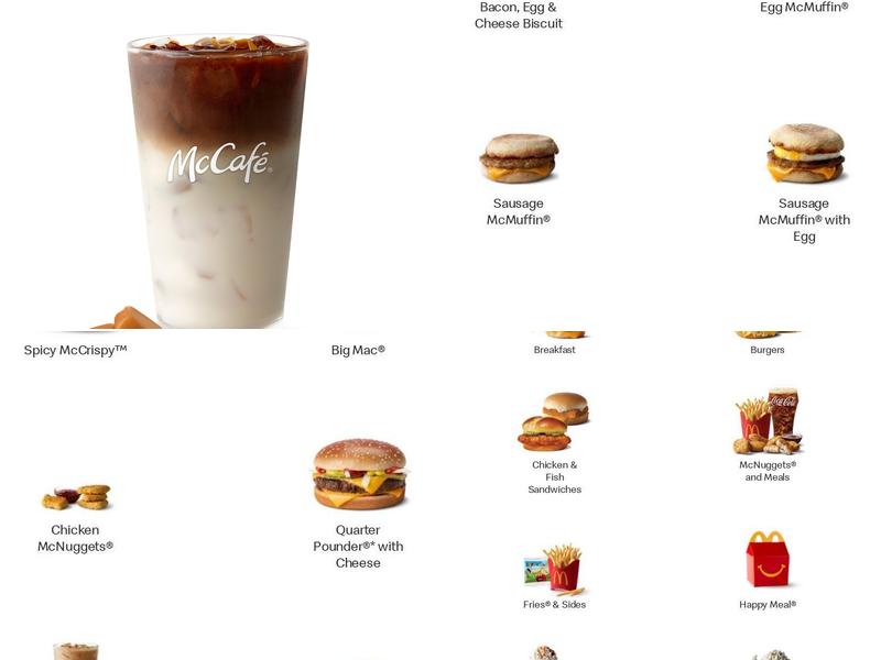 McDonald's Menu