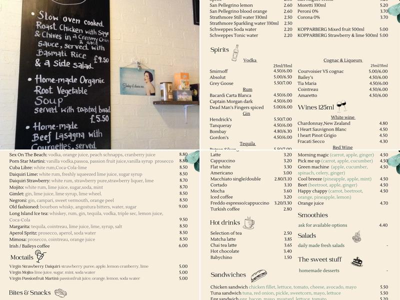 Three70 Shisha Lounge Menu