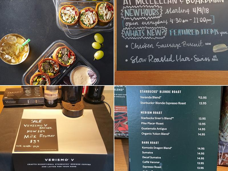 Starbucks Menu
