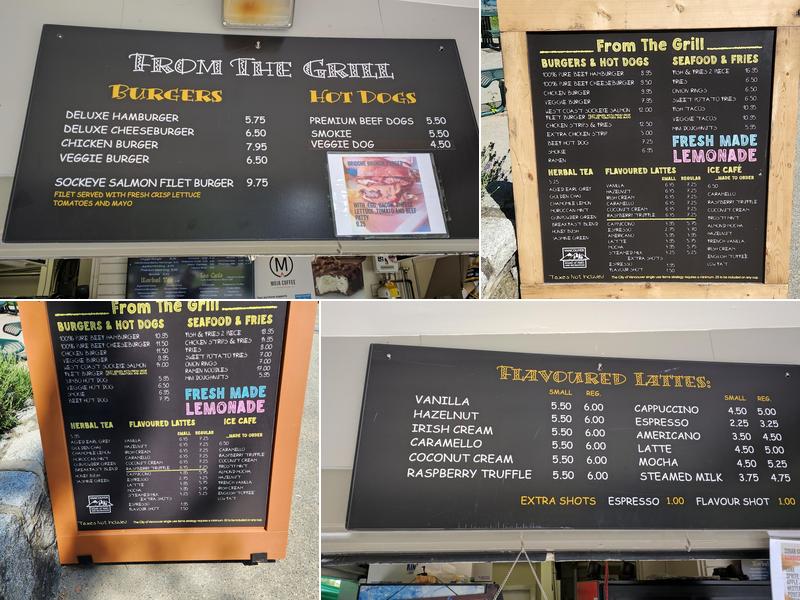 Third Beach Concession Menu