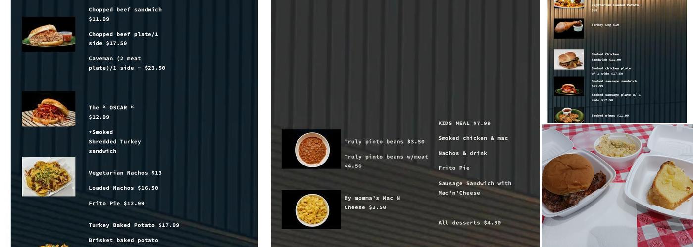 BBQ DNA Menu
