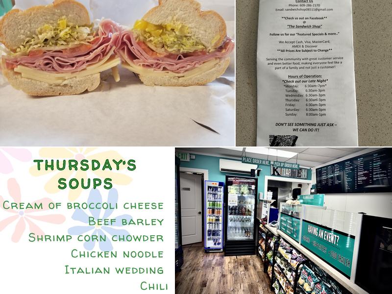 The Sandwich Shop LLC Menu