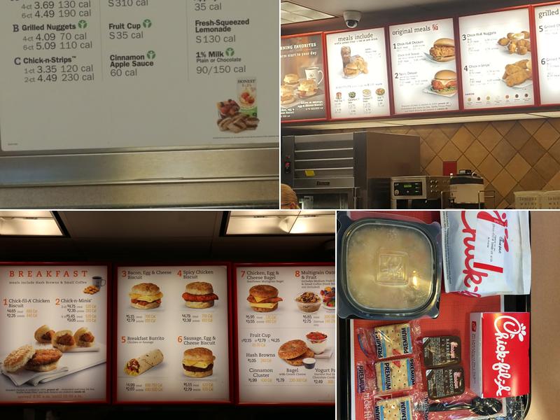 Chick-fil-A Menu