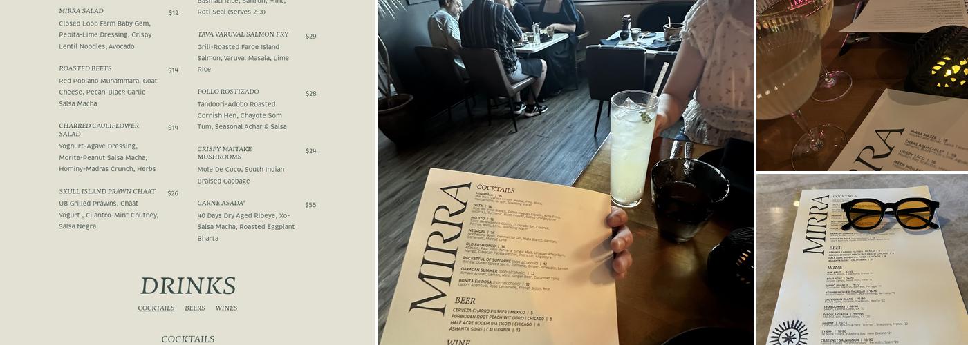 Mirra Menu