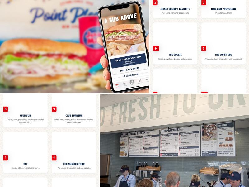 Jersey Mike's Subs Menu