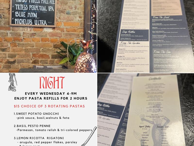 Drift on Mill Menu