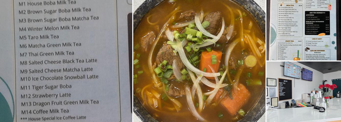Banh Mi Boba & Me Menu