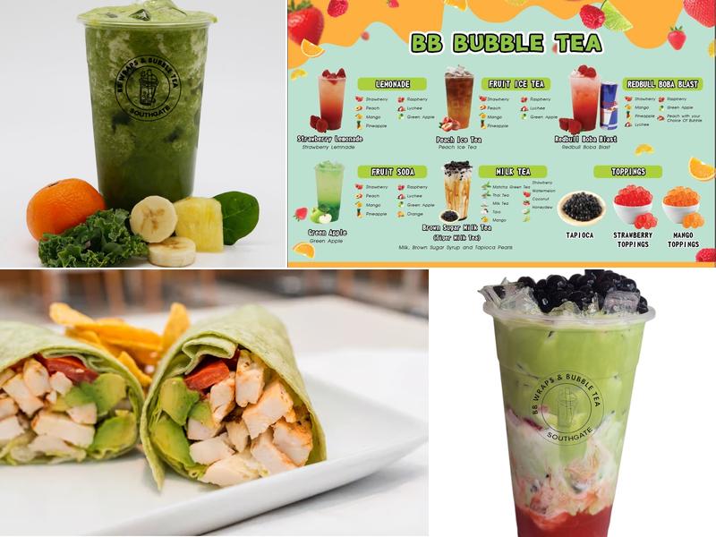 BB Wraps and Bubble Tea