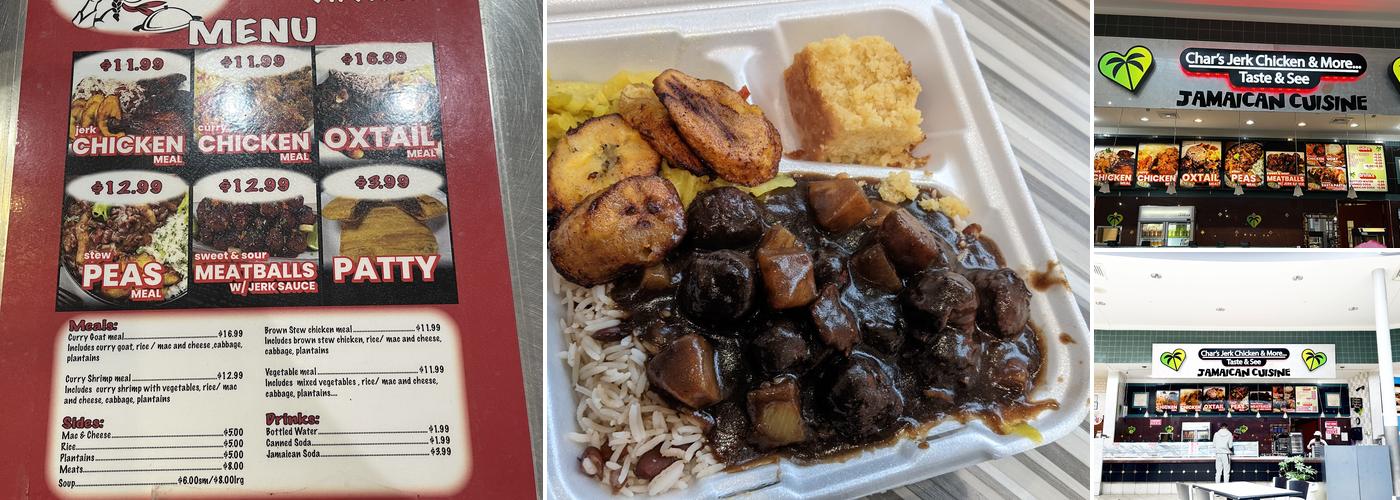 Char’s Jerk Chicken & More Menu