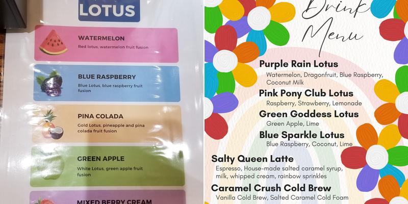 Superbloom Coffee House Menu