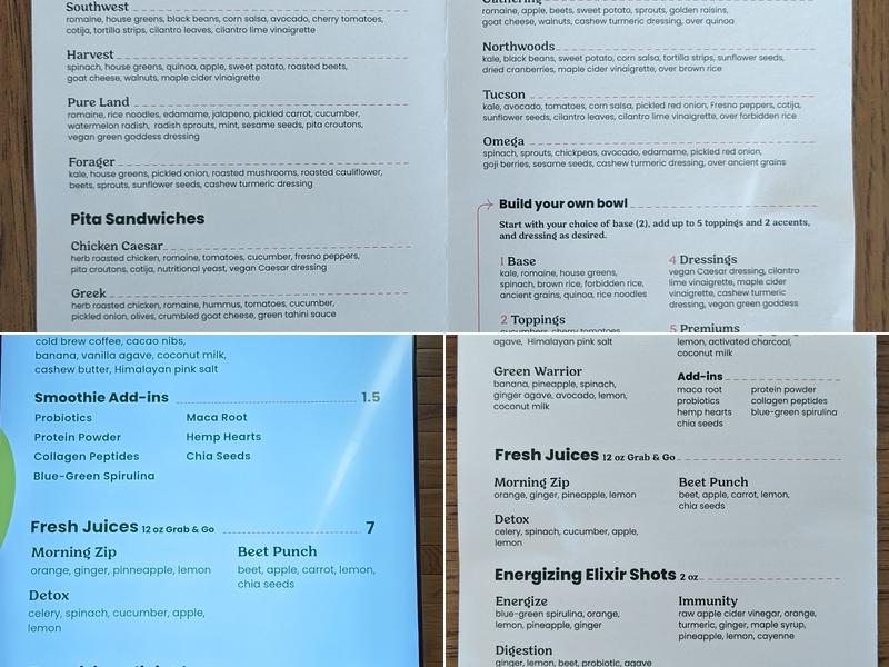 Fitchn Menu