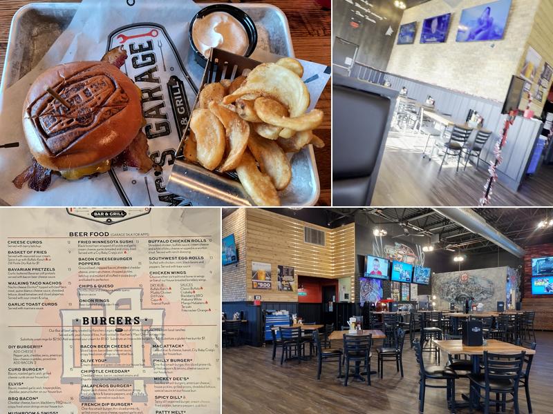 MC's Garage Menu